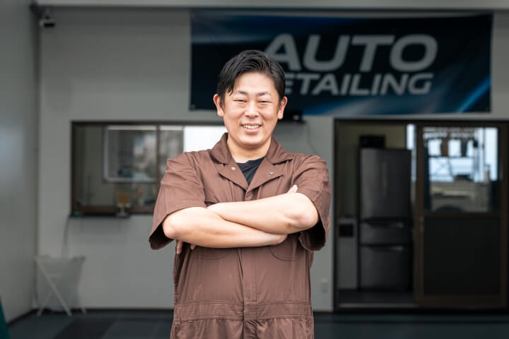 コーティング担当吉岡